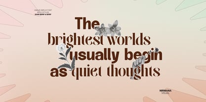 Velora Bloom Font Poster 2