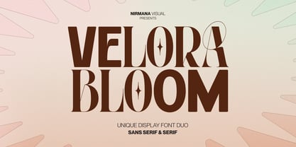 Velora Bloom Font Poster 1