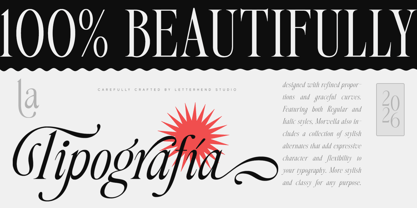 Morvella Font Poster 4