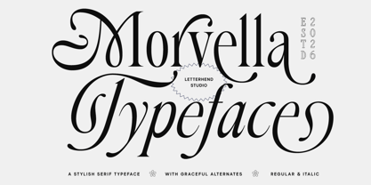 Morvella Font Poster 1