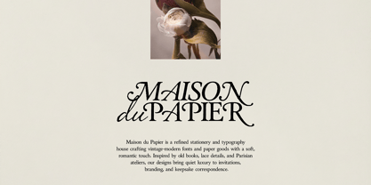 Papeterie Dupont Font Poster 2