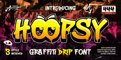 Hoopsy Font Poster 1