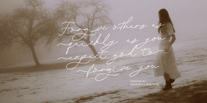 Mistyphora Font Poster 2