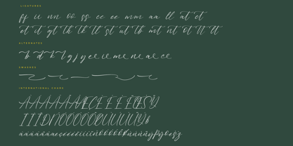 Hearts Unity Font Poster 8
