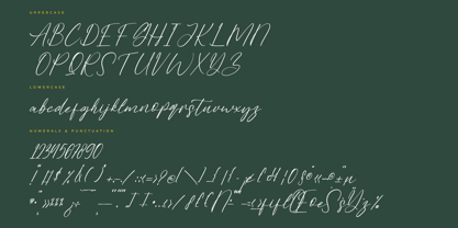 Hearts Unity Font Poster 7