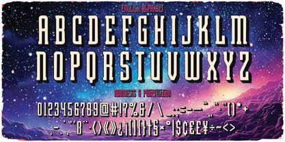 Space Bounce Font Poster 3