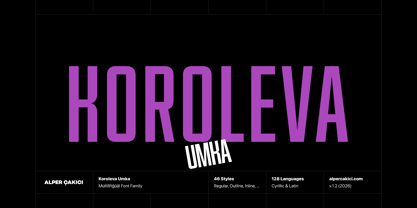 Koroleva Umka Font Poster 1