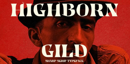 Highborn Gild Font Poster 1