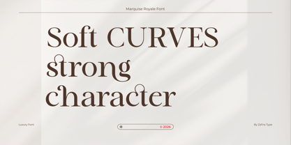 Marquise Royale Font Poster 3