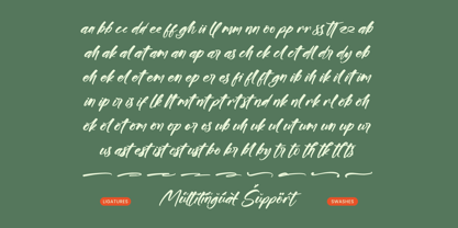 Bonats Restorty Font Poster 9