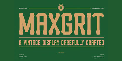 Maxgrit Font Poster 1