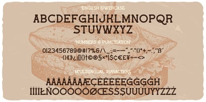 Smorrebrod Font Poster 3