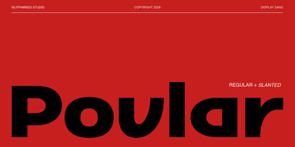 Povlar Font Poster 1