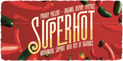 Superhot Font Poster 1