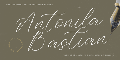 Antonila Bastian Font Poster 1