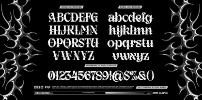 Astral Melted Font Poster 3