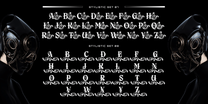 Astral Melted Font Poster 7