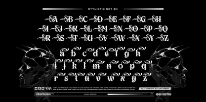 Astral Melted Font Poster 6