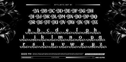 Astral Melted Font Poster 4