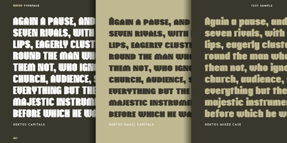 Hektos Font Poster 7