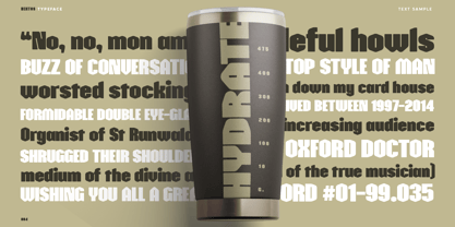 Hektos Font Poster 5