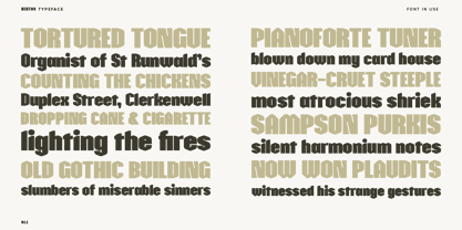 Hektos Font Poster 12