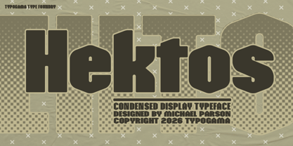 Hektos Font Poster 1