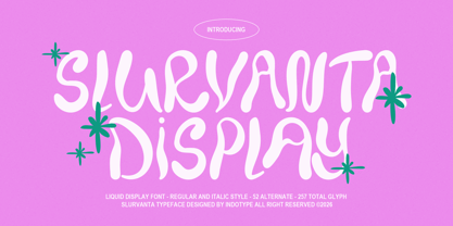 IT Slurvanta Font Poster 1