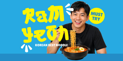Samgye Style Font Poster 2