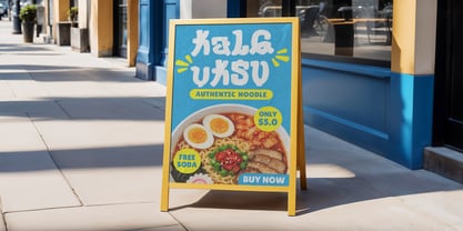 Samgye Style Font Poster 3