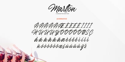 Marlton Handwritten Font Poster 7