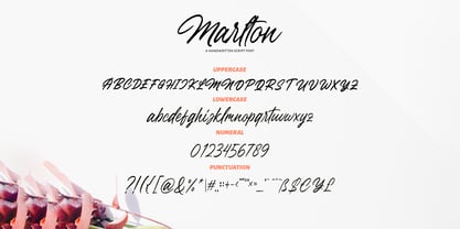 Marlton Handwritten Font Poster 6