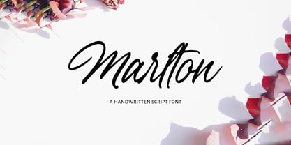 Marlton Handwritten Font Poster 1