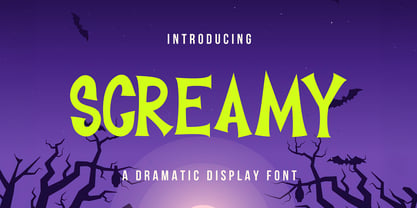 Screamy Font Poster 1