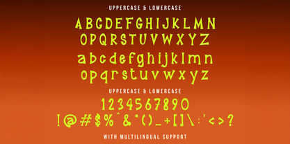 Screamy Font Poster 8
