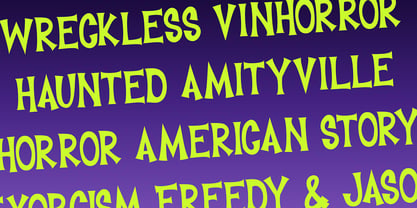 Screamy Font Poster 3