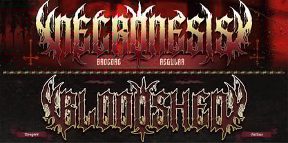 Brocore Font Poster 5