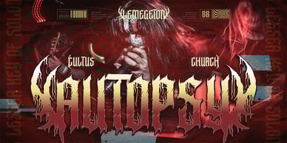 Brocore Font Poster 3