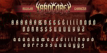 Brocore Font Poster 11