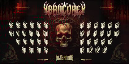 Brocore Font Poster 4