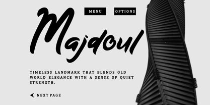 Metrolight Font Poster 4