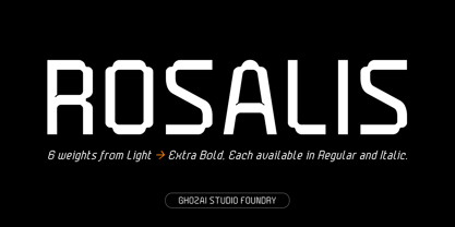 Rosalis Font Poster 1
