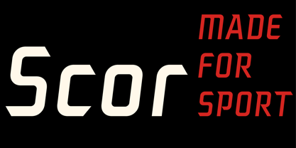 Scor Font Poster 6