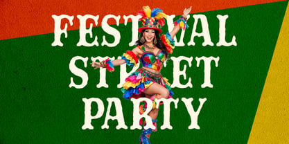 Carnival Street Font Poster 2
