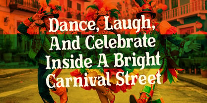 Carnival Street Font Poster 4