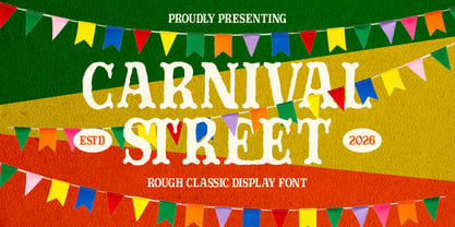 Carnival Street Font Poster 1