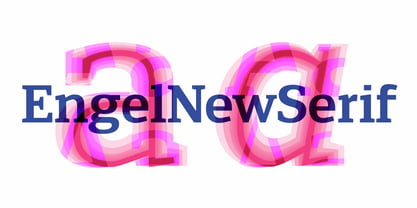 Engel New Serif Font Poster 1