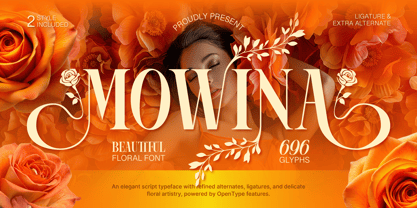 Mowina Font Poster 1