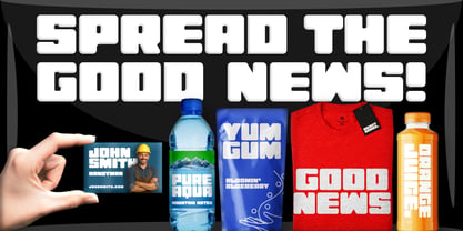 Good News Font Poster 3