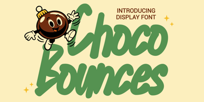 Choco Bounces Font Poster 1